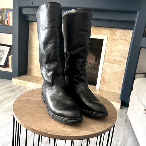 Regence Shoes Regence Womens Small Heel Riding Boots 9 Black